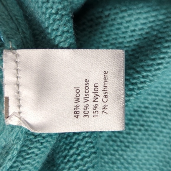 Bartolini by benedetta NWT Wool and Cashmere Blend Cowl Neck Sweater - Picture 9 of 10